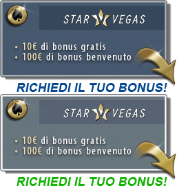 Star Vegas – Pacchetto di Benvenuto