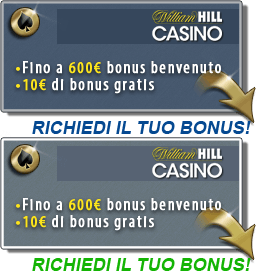 logo william hill bonus di benvenuto