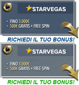 logo Star Vegas – Pacchetto di Benvenuto